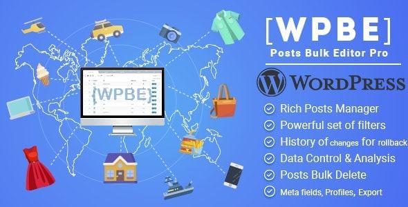 wpbe wordpress posts bulk editor professional