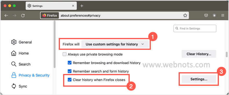 在 Chrome 中退出时清除浏览历史记录