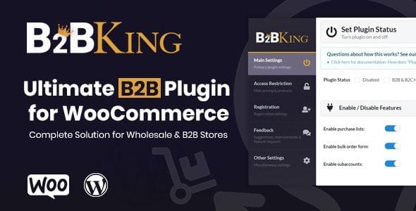 B2BKing The Ultimate WooCommerce B2B amp Wholesale Plugin