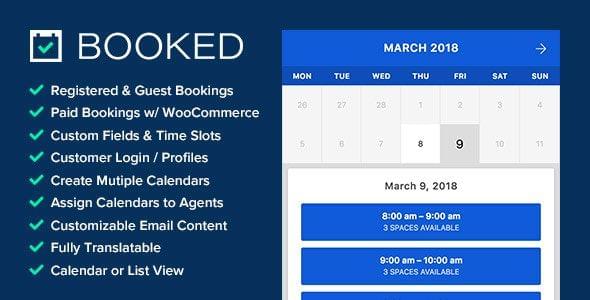Booked Appointment Booking for WordPress