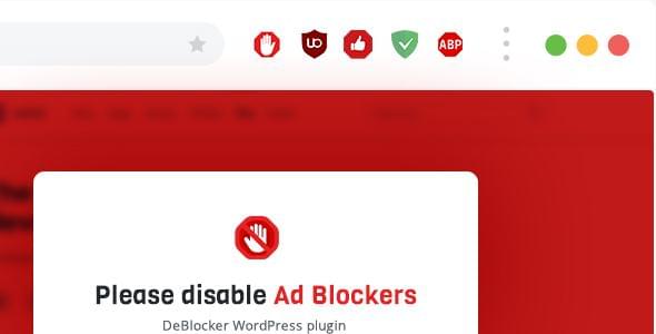 Download DeBlocker – Anti AdBlock for WordPress