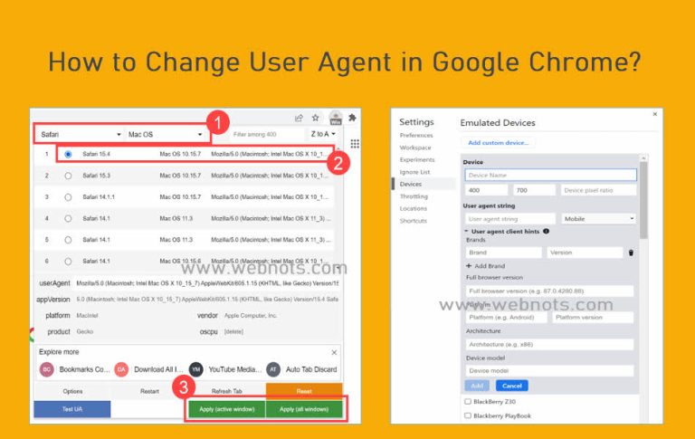 How to Change User Agent in Google Chrome