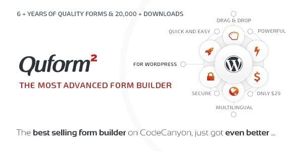 高级WordPress表单生成器插件Quform