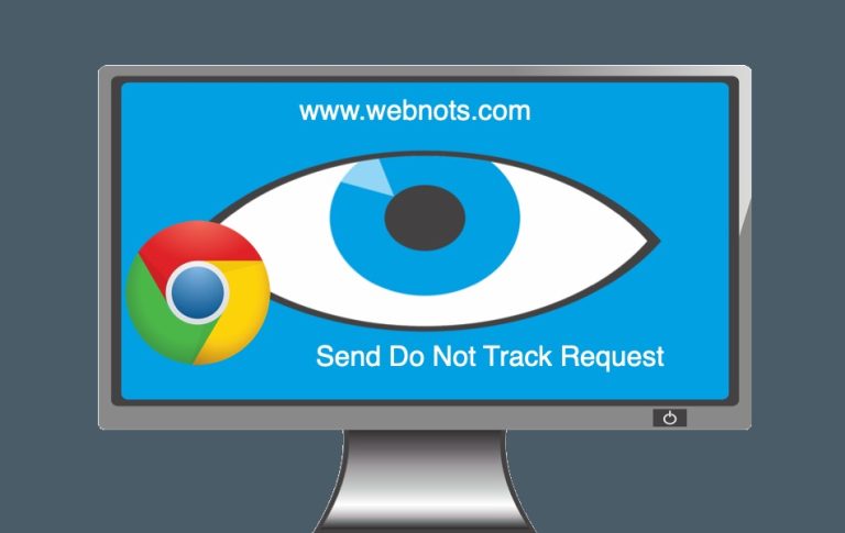 Send Do Not Track Request in Google Chrome