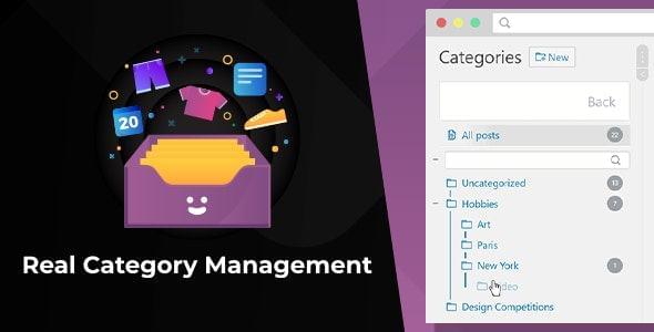 WordPress Real Category Management 1