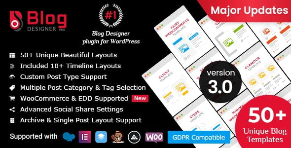 WordPress Blog Designer Pro插件