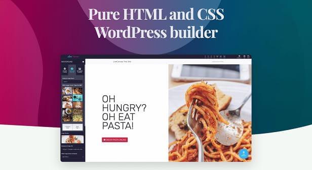 HTML/CSS WordPress构建器LiveCanvas