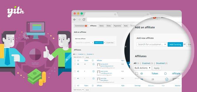 yith woocommerce affiliates