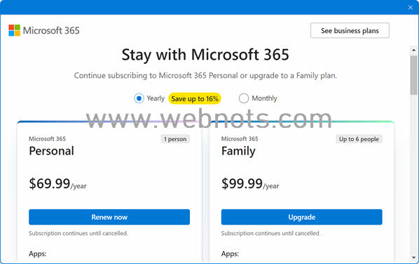 选择计划购买或升级