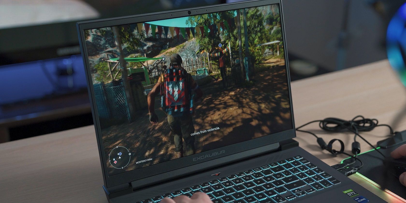 a gaming laptop