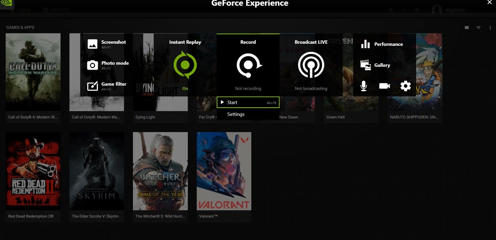 NVIDIA Geforce Experience 软件