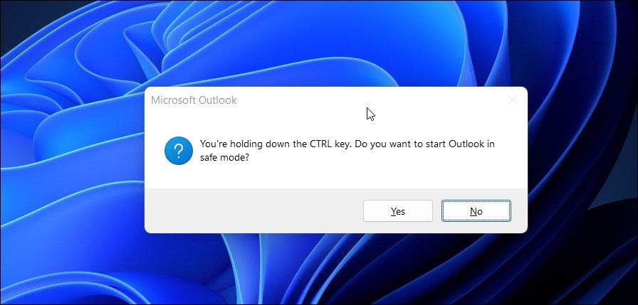微软 Outlook 安全模式