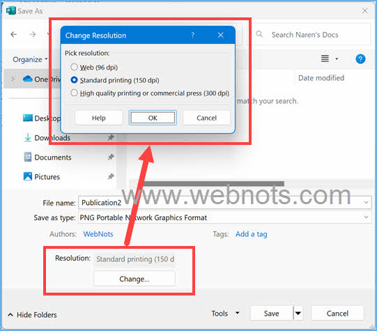 在 Publisher App 中更改图像分辨率