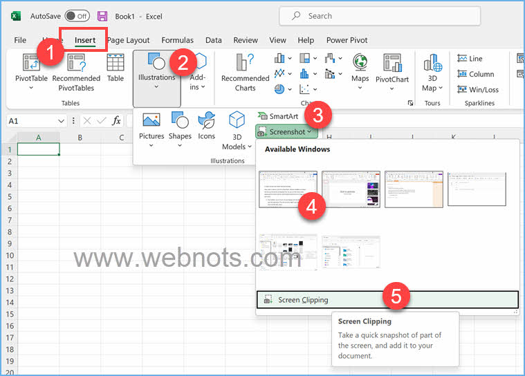 在 Excel 中插入 Word 文档图像