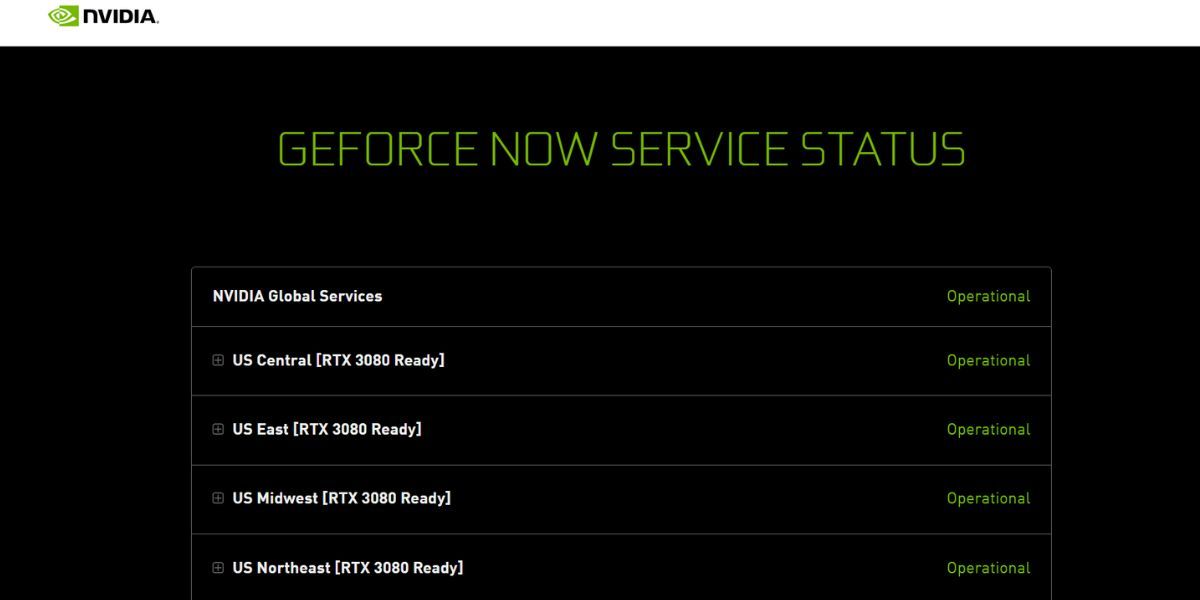 在线检查 GeForce Now 服务状态