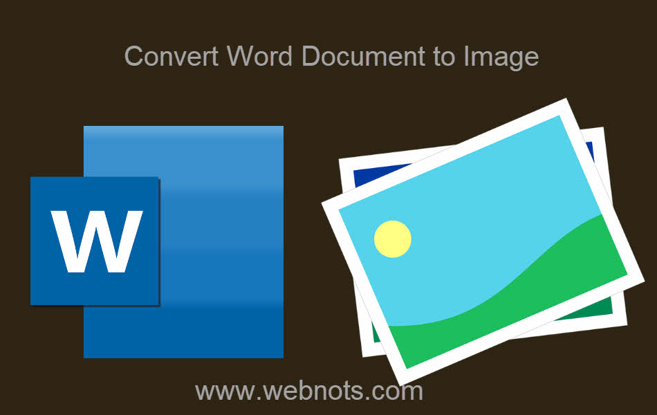 Convert Word Document to Image