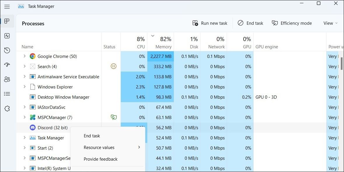 在 Windows 上结束 Discord 进程