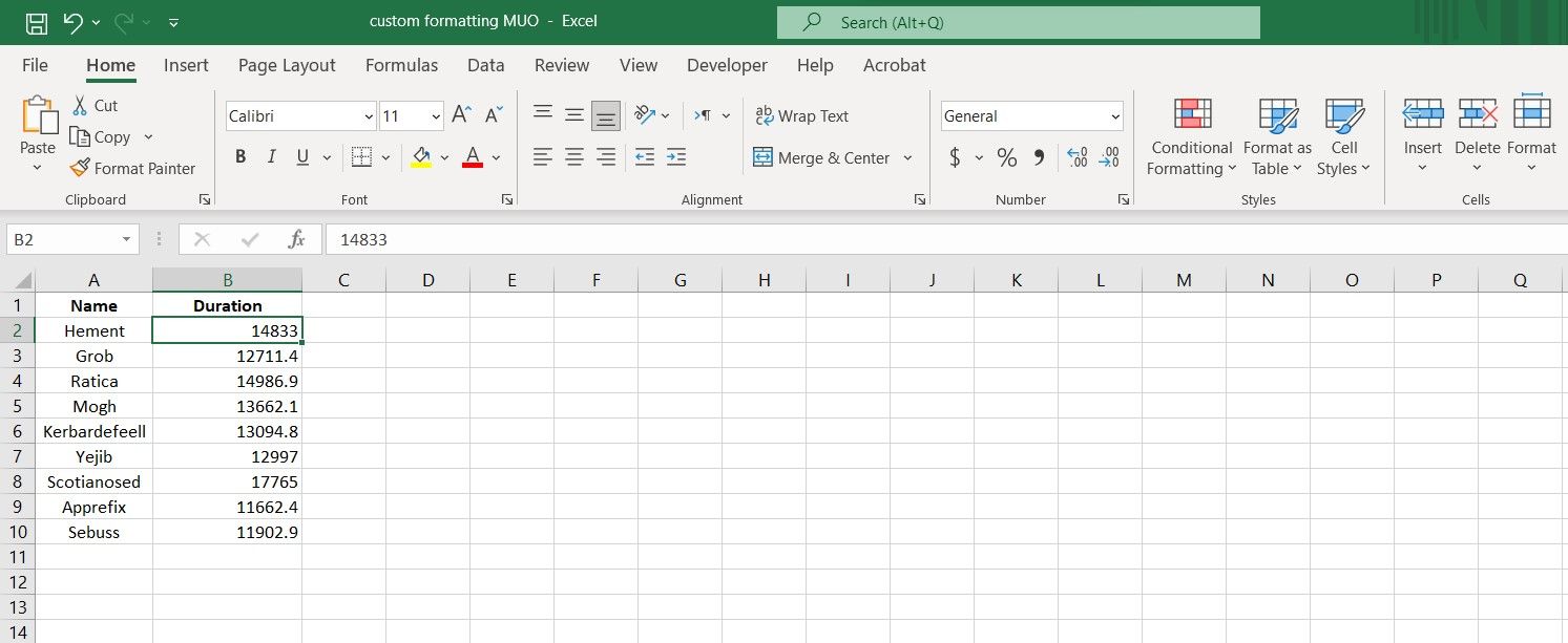 如何在Excel中使用自定义格式