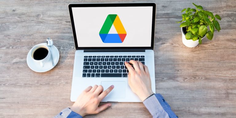 google drive on a laptop