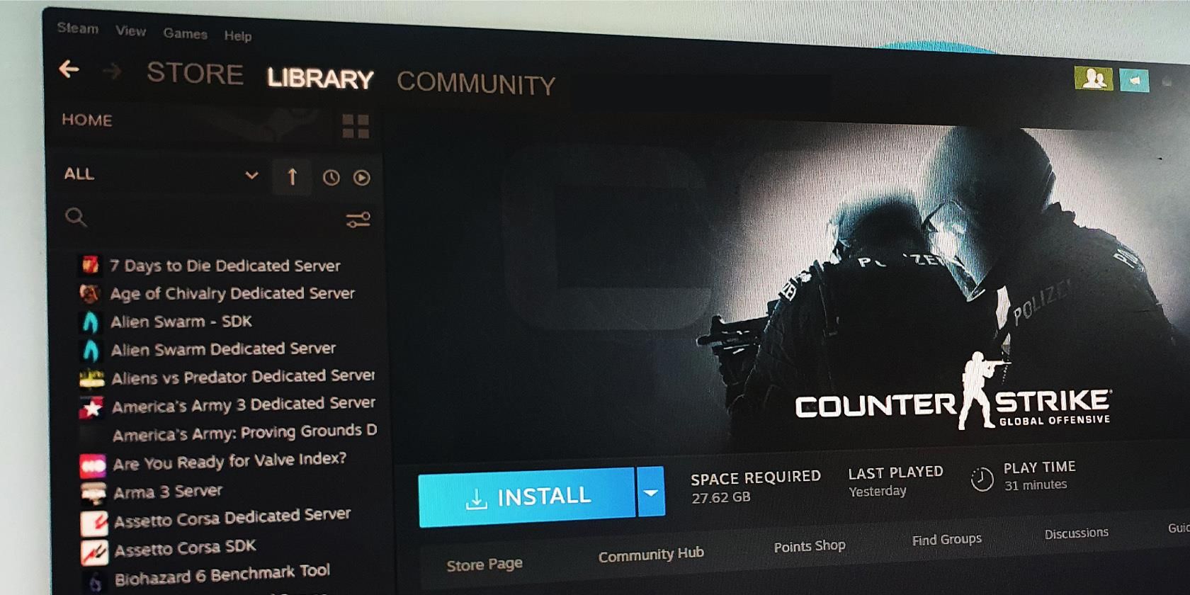 steam not recognizing installed games 1