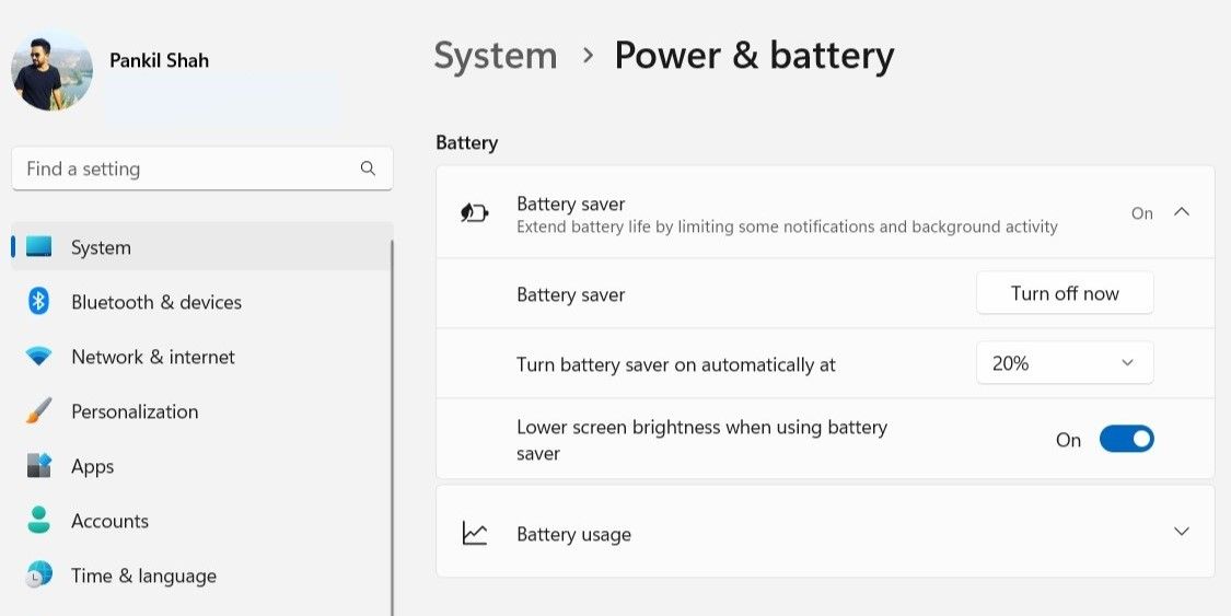 在 Windows 上关闭省电模式