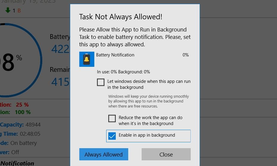 如何向Windows 10/11添加充满电通知