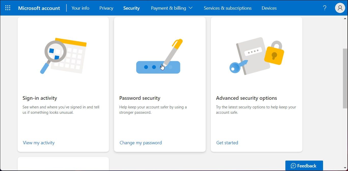 微软账号在线密码安全