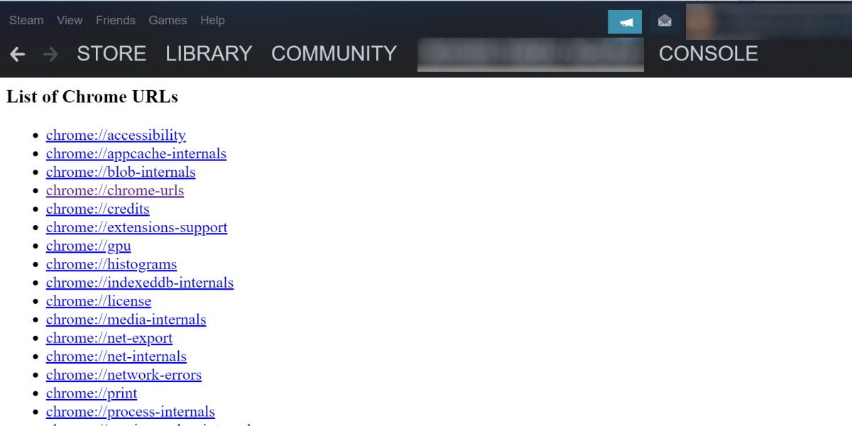 Steam chrome dns url 的屏幕截图