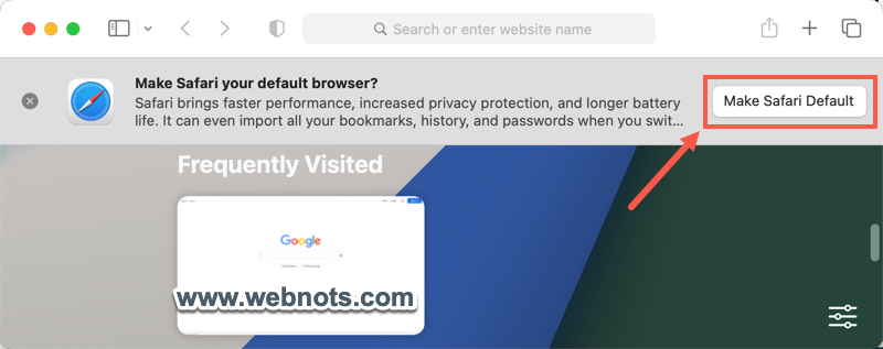 将 Safari 设置为 Mac 中的默认浏览器
