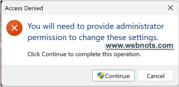 允许管理员权限