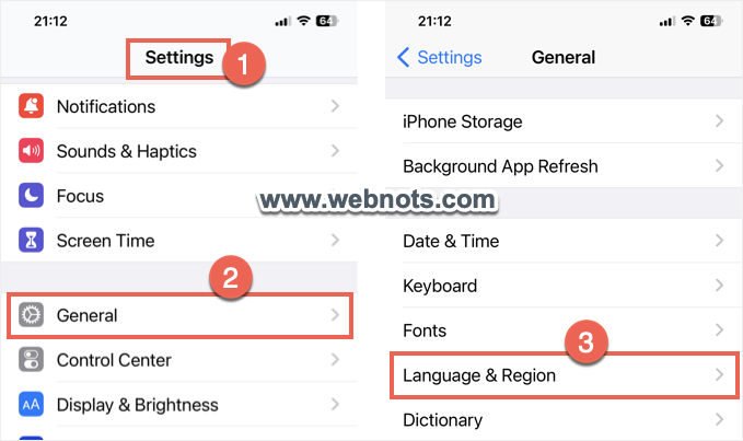 iPhone 中的语言和区域设置