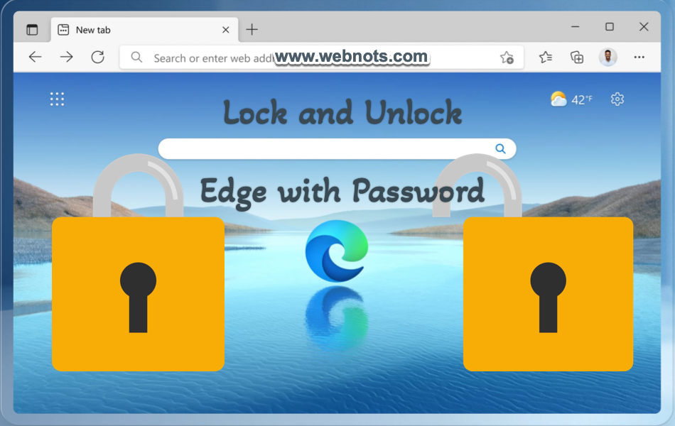 How to Lock Edge Browser with Password