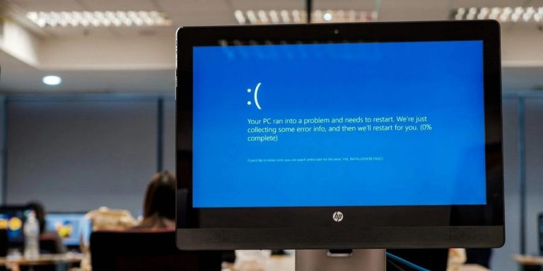 blue screen of death