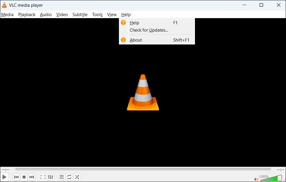 检查 VLC 中的更新