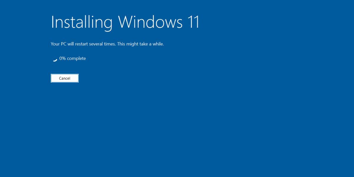 Windows 11 安装阶段