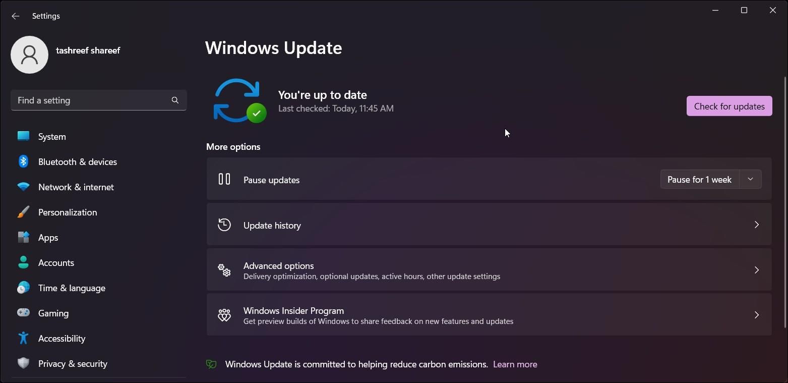 Windows 11 更新