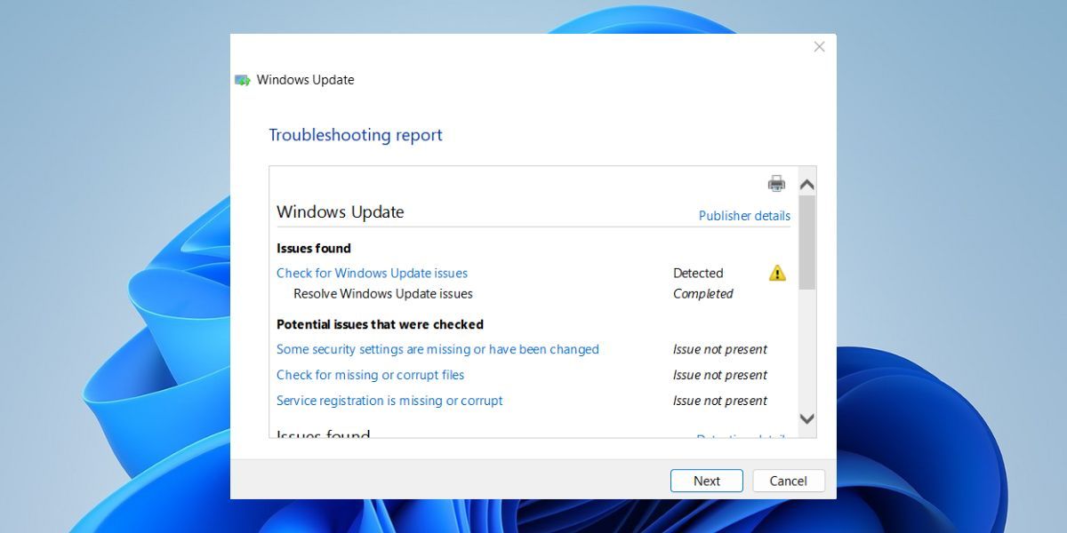 如何修复Windows更新错误代码0x80073712