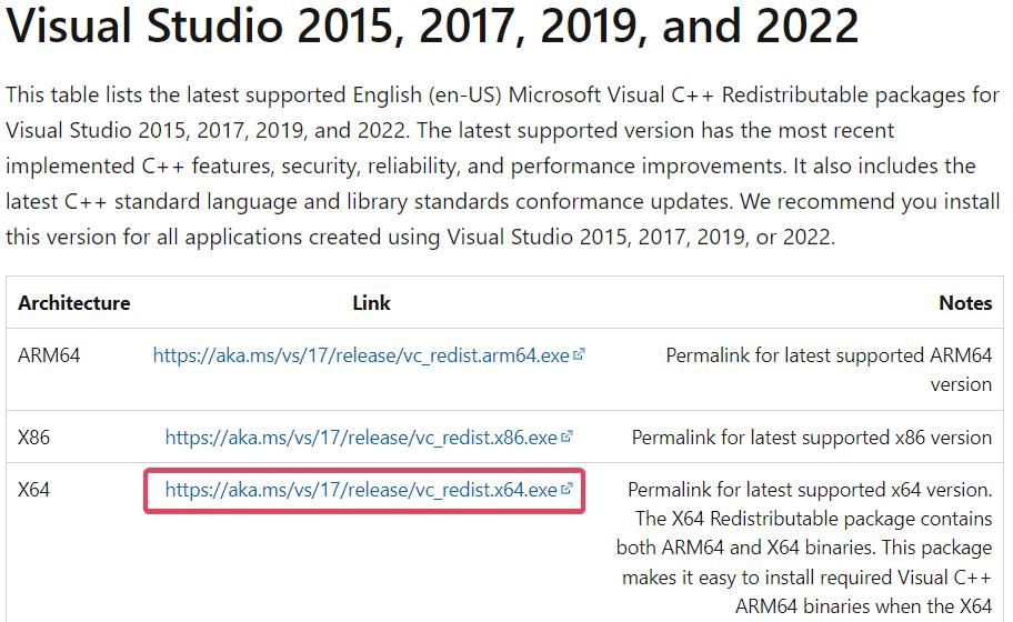 X64 下载链接 