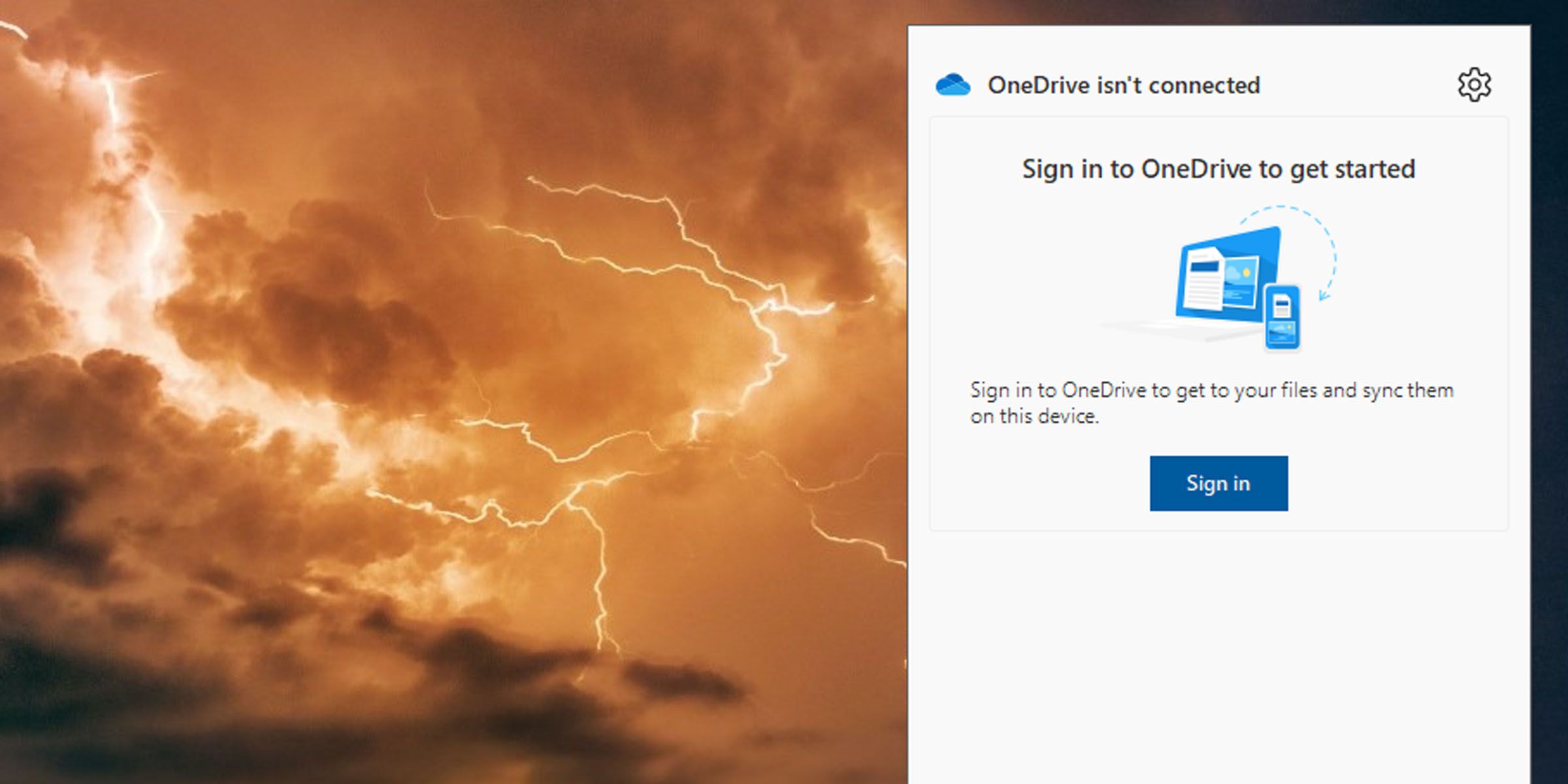 登录 OneDrive