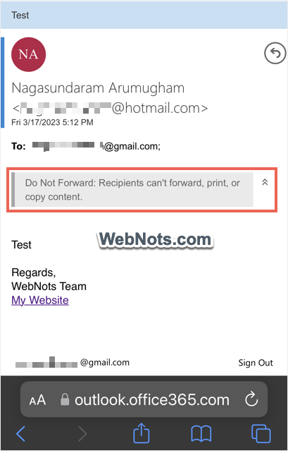 在 Gmail 中从 Outlook 读取加密电子邮件