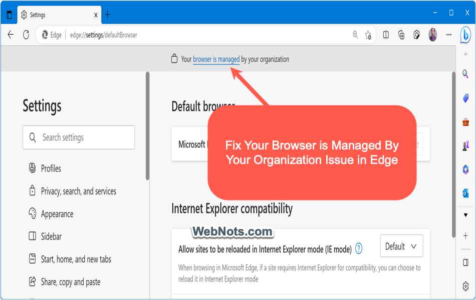 Fix Your Browser Is Managed By Your Organization Issue In Edge.png