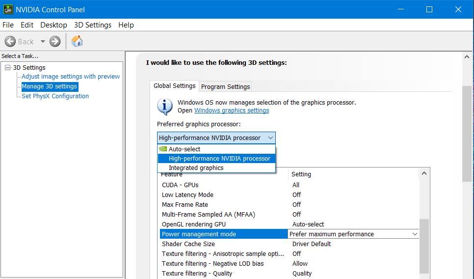 如何修复Windows 10/11 NVIDIA OpenGL驱动程序Error Code 3错误代码