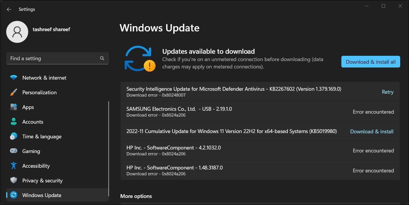 安装 Windows 11 功能更新