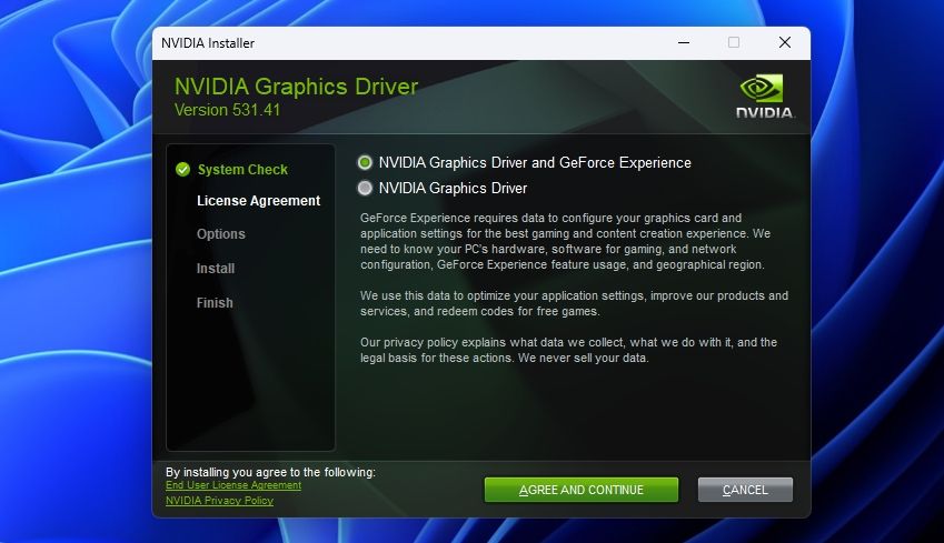 NVIDIA Installer 用于更新 NVIDIA 显卡驱动程序
