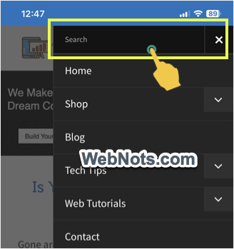 在站点中搜索以在 Safari 中添加搜索引擎