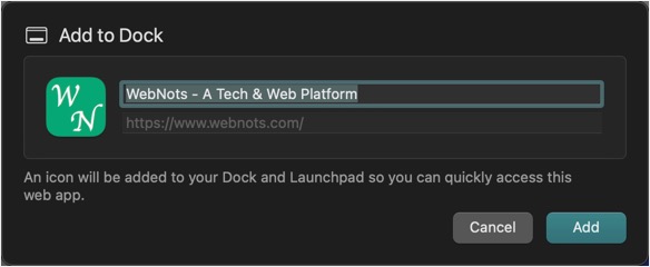 输入网络应用名称