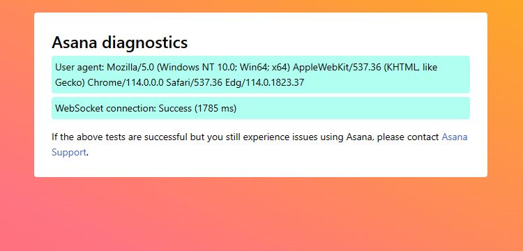 Asana 诊断概述