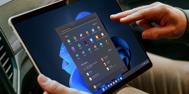 the windows 11 start menu