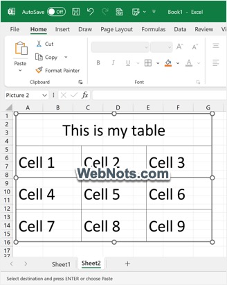另一张纸中的转换图像