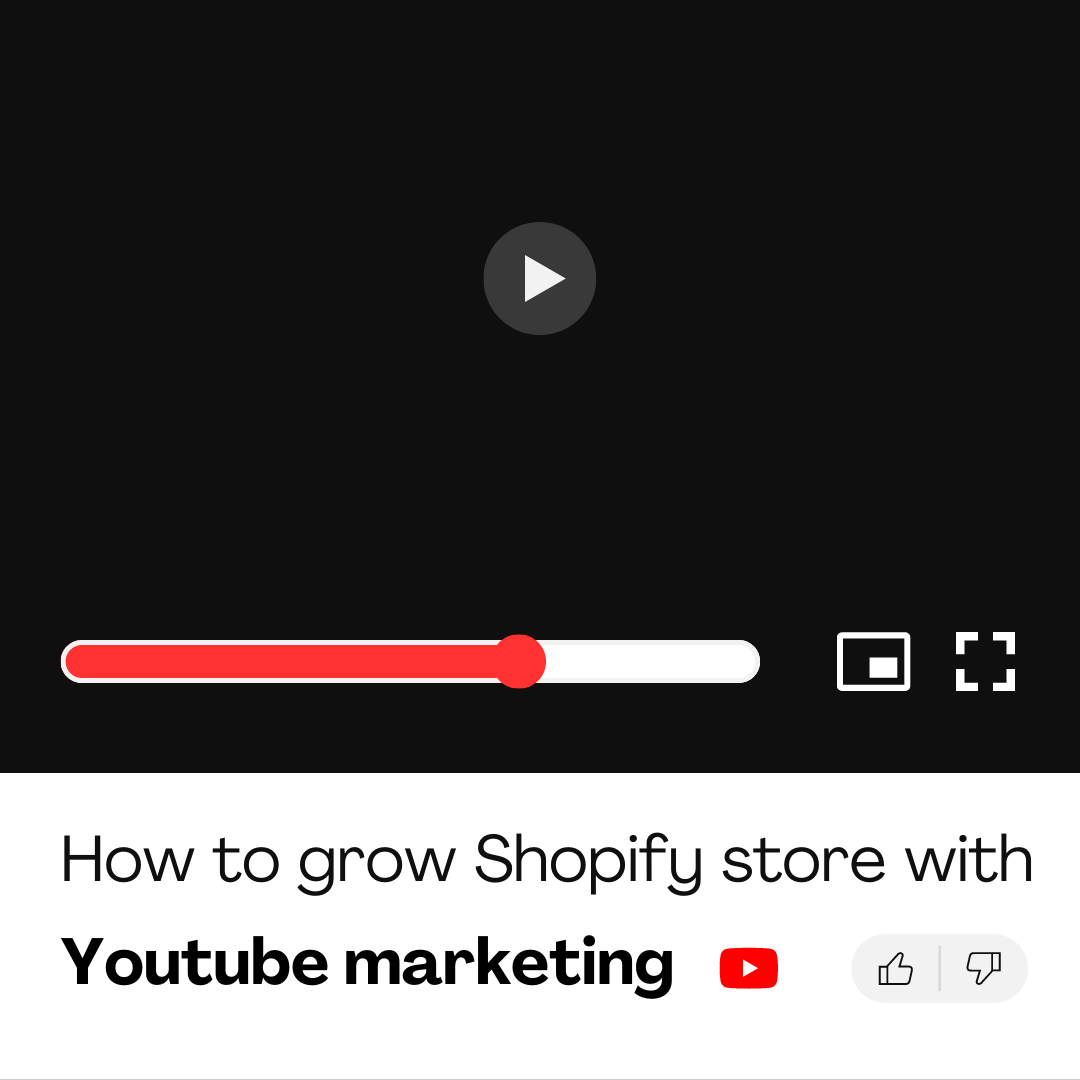 How to grow Shopify store with Youtube marketing SOCIALS
